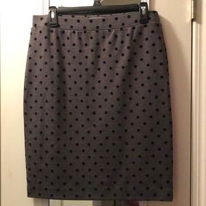 Elle pencil skirt - polka dot